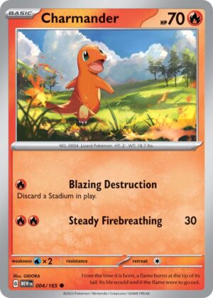 Charmander #4 Pokemon Scarlet & Violet 151