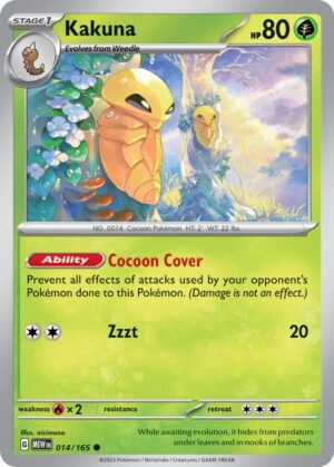 Kakuna #14 Pokemon Scarlet & Violet 151
