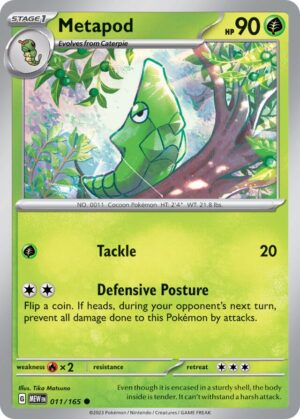 Metapod #11 Pokemon Scarlet & Violet 151