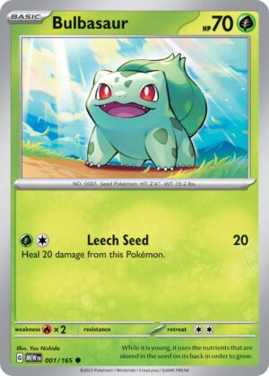 Bulbasaur #1 Pokemon Scarlet & Violet 151