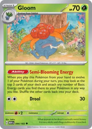 Gloom #44 Pokemon Scarlet & Violet 151