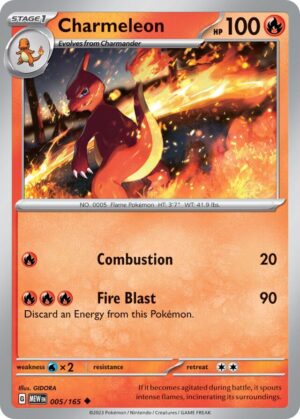 Charmeleon #5 Pokemon Scarlet & Violet 151