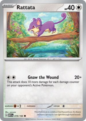 Rattata #19 Pokemon Scarlet & Violet 151