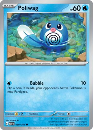 Poliwag #60 Pokemon Scarlet & Violet 151