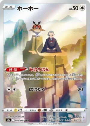 Hoothoot #73 Pokemon Japanese Battle Region