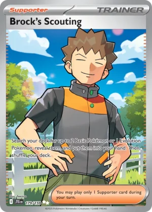 Brock's Scouting #179 Pokemon Journey Together