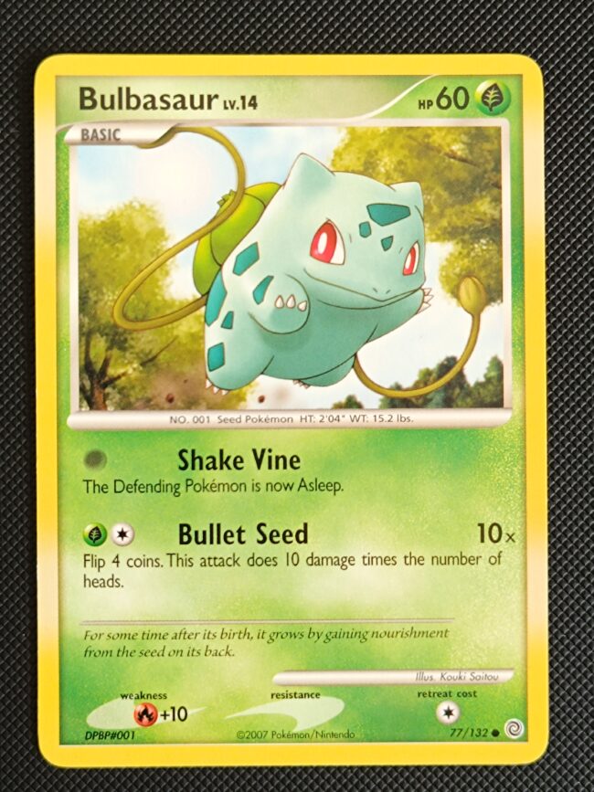 Bulbasaur #77 Pokemon Secret Wonders