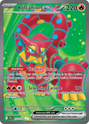 Volcanion ex #171 Pokemon Journey Together