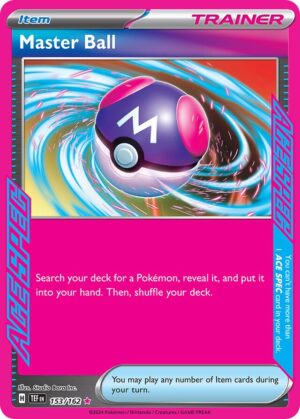 Master Ball #153 Pokemon Temporal Forces