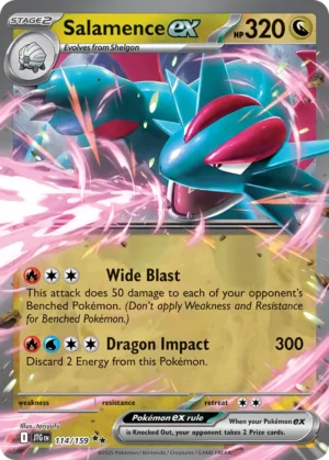 Salamence ex #114 Pokemon Journey Together