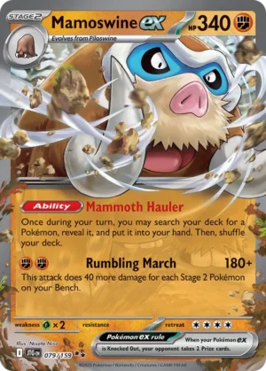 Mamoswine ex #79 Pokemon Journey Together