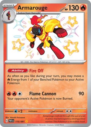 Armarouge #115 Pokemon Paldean Fates