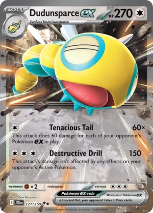 Dudunsparce ex #121 Pokemon Journey Together