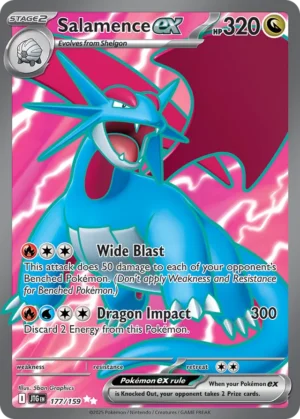Salamence ex #177 Pokemon Journey Together