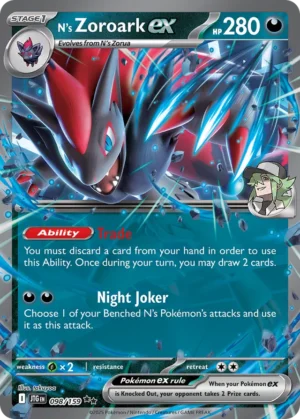 N's Zoroark ex #98 Pokemon Journey Together