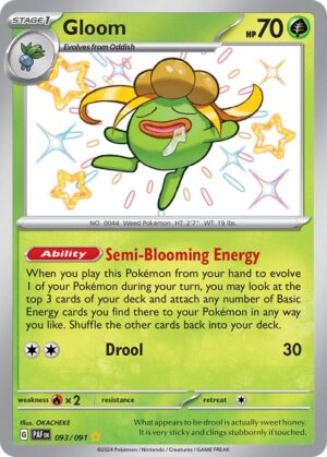Gloom #93 Pokemon Paldean Fates