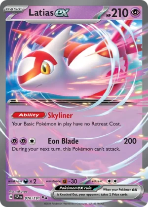 Latias ex #76 Pokemon Surging Sparks