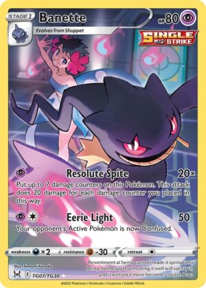Banette #TG07 Pokemon Lost Origin