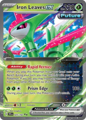 Iron Leaves ex #25 Pokemon Temporal Forces