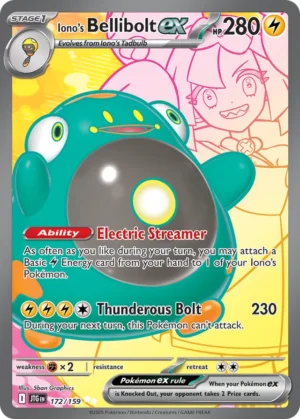 Iono's Bellibolt Ex #172 Pokemon Journey Together