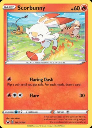 Scorbunny #SWSH244 Pokemon Promo
