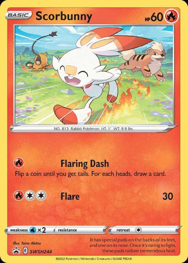 Scorbunny #SWSH244 Pokemon Promo